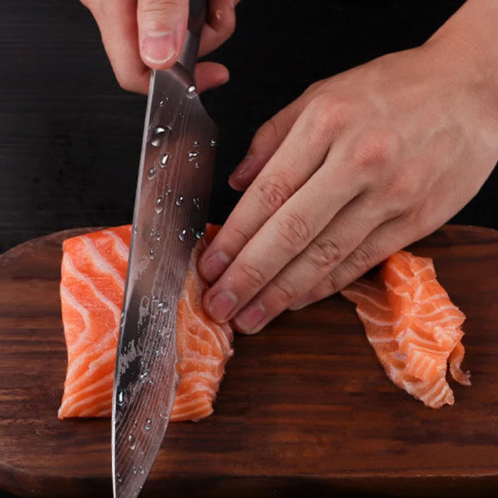 Sharp Kitchen Knives Cleaver Meat Fish Fruit Bread Knife Butcher Boning Japanese Knife Chef Cooking Cleaver Laser Damascus Knife