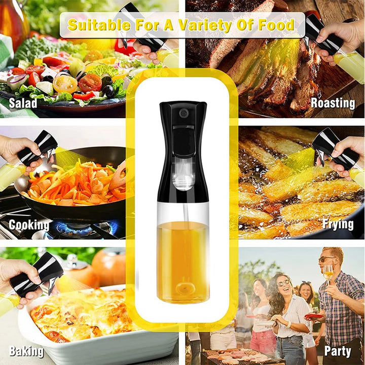 Oil Spray Bottle for Cooking Kitchen Olive Oil Sprayer for Camping BBQ Baking Vinegar Soy Sauce 200ml 300ml